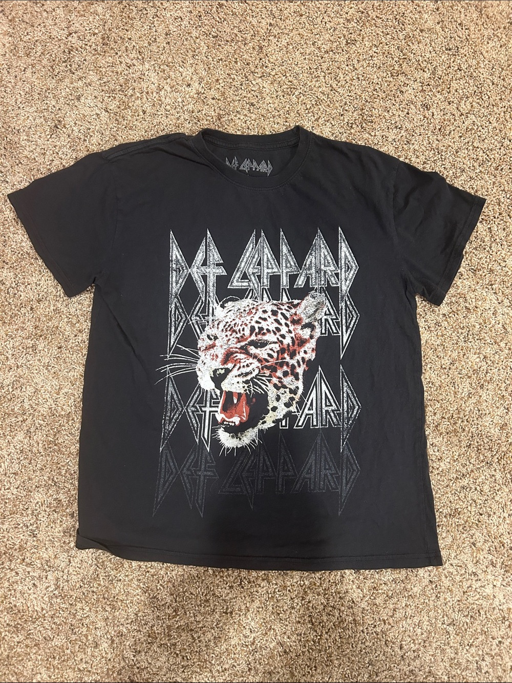 Def Leppard Band Tee with logo